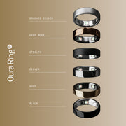 Oura Ring 5 Health & Fitness Tracker Smart Ring, Gold